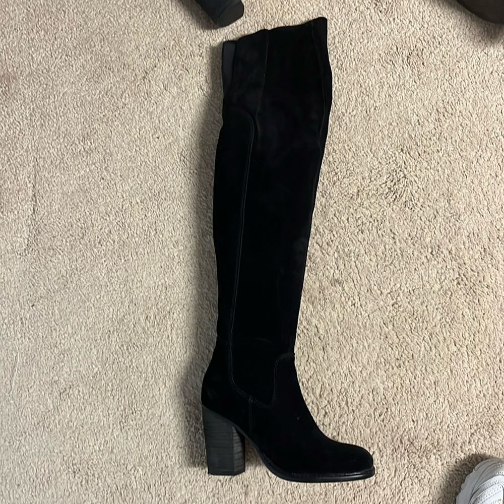 Suede over the knee boots